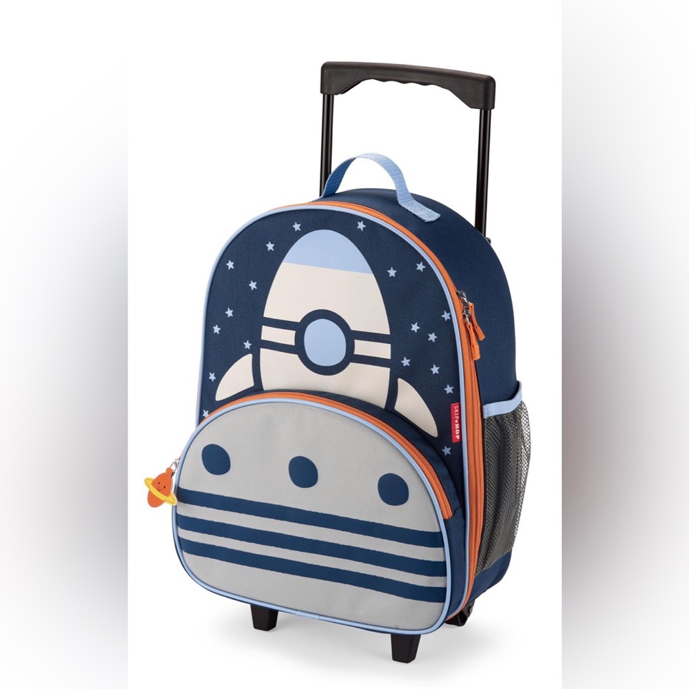 Skip Hop Spark Style Kids Carry On Rolling Luggage - Rocket